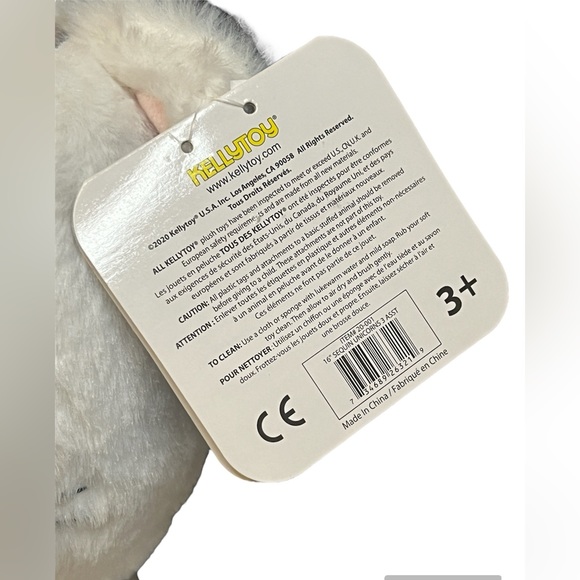 NWT Kellytoy Unicorn Cat Reversible Sequin Mermaid Tail Plush Squish 27” - Picture 10 of 13